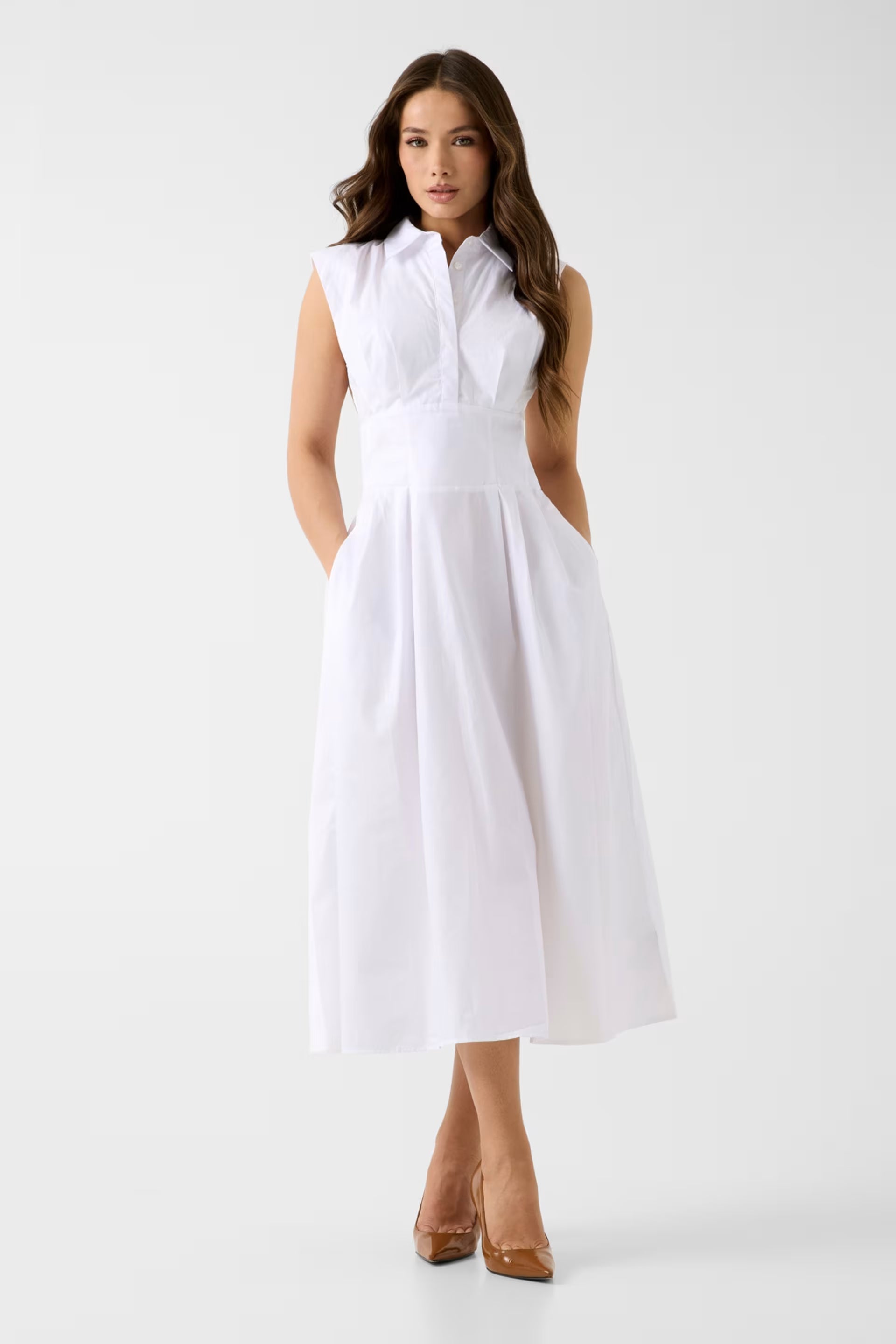 Sl Cherry Dress Pure White | Guess