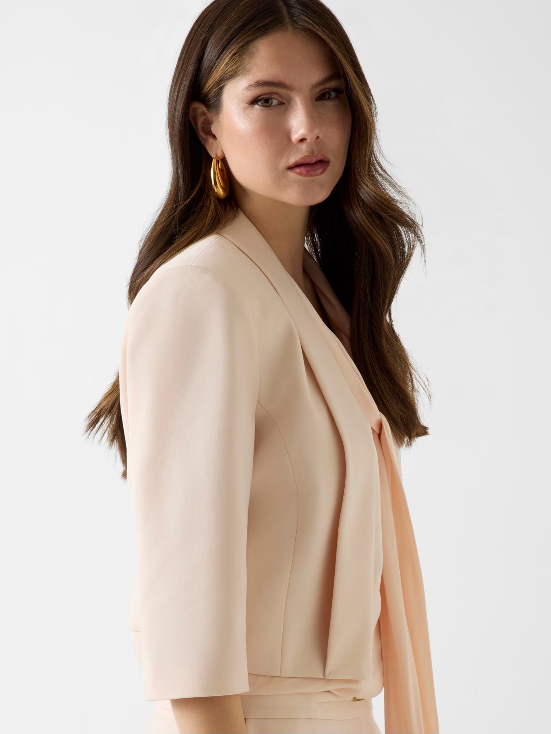 Sunny Cover Shoulder Blazer
