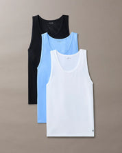 Tank 3pk Black/blue/white