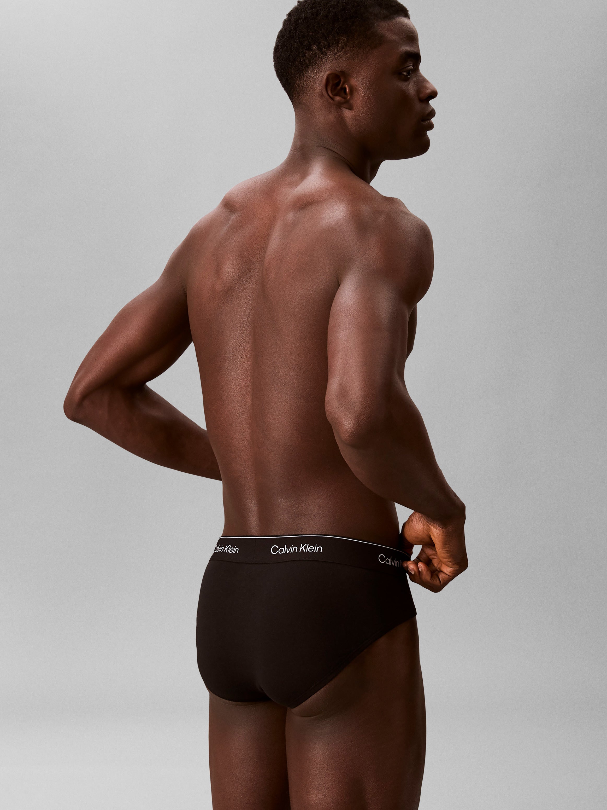 Hip Brief 3pk Black W/