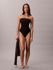 Strapless One Piece Black
