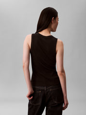 Sl Monogram Rib Tank Black