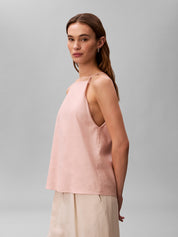 Linen Sl Fashion Top Tuscan
