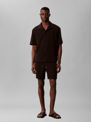 Hd Cotton Waffle Sho Black