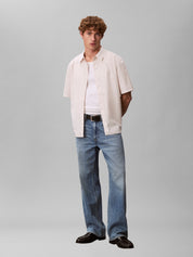 Ss Solid Poplin Boxy White