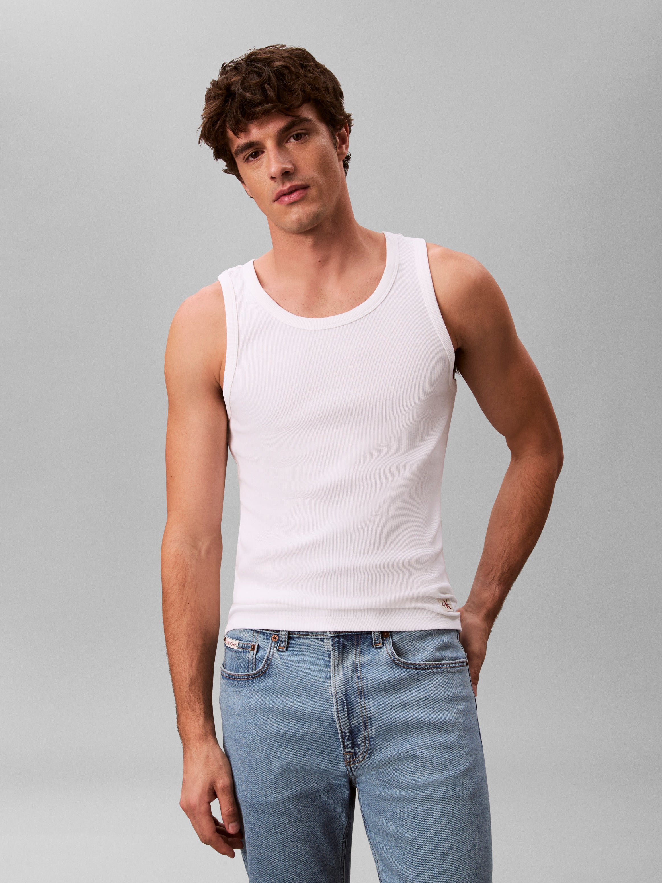 Rib Badge Tank T Bright