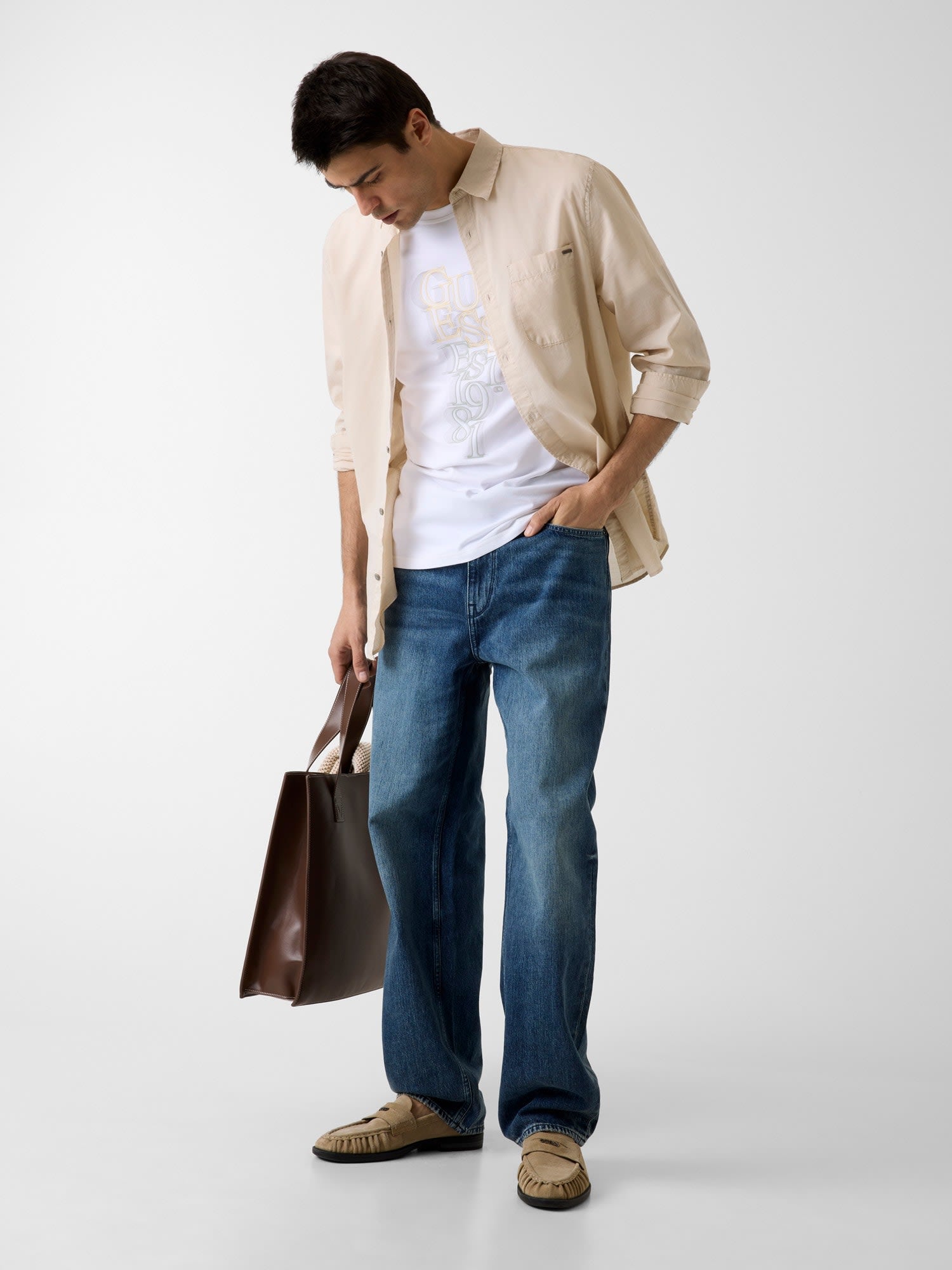 Cn Ss Logo Perspective Tee Jet