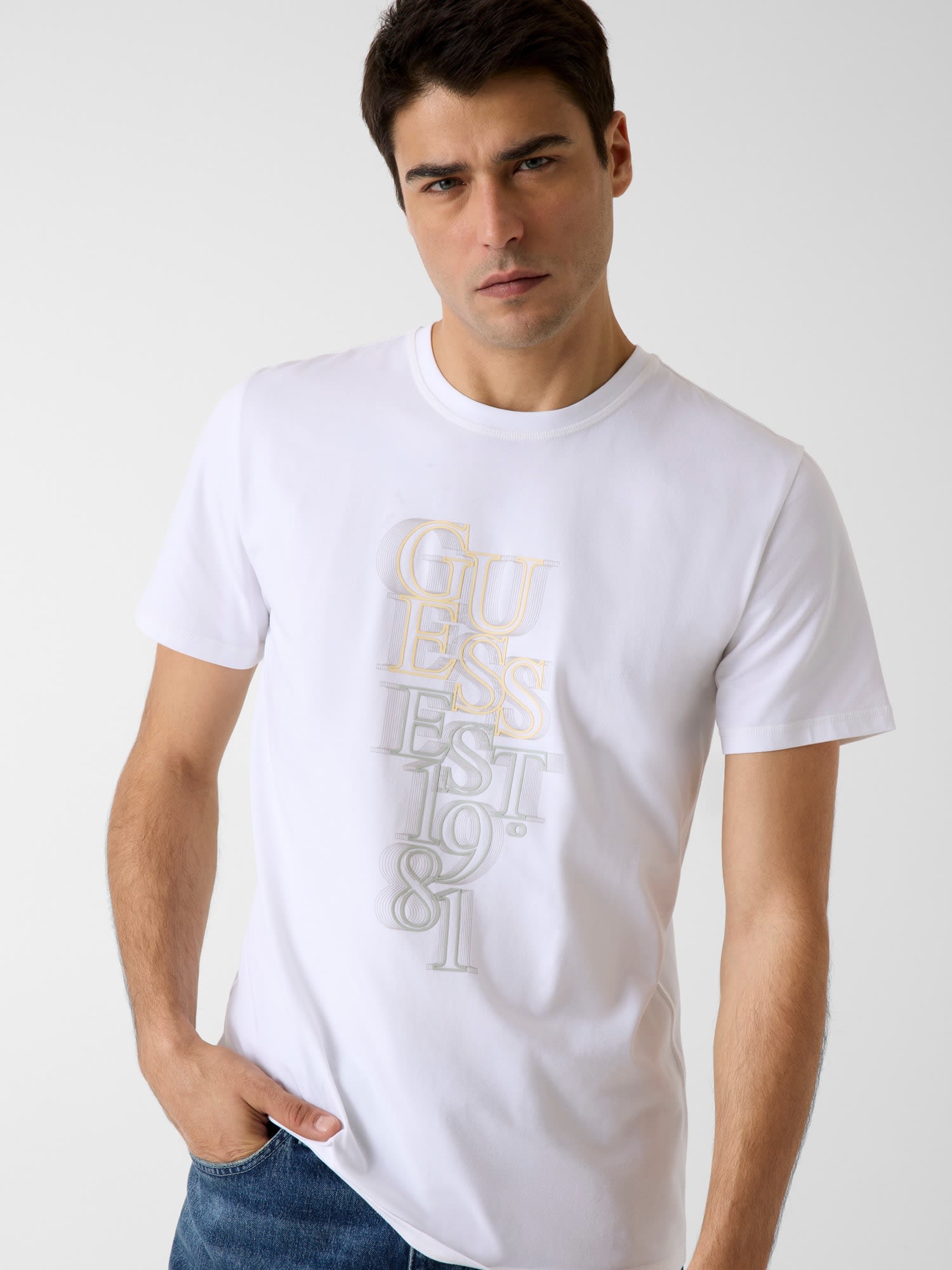 Cn Ss Logo Perspective Tee Jet