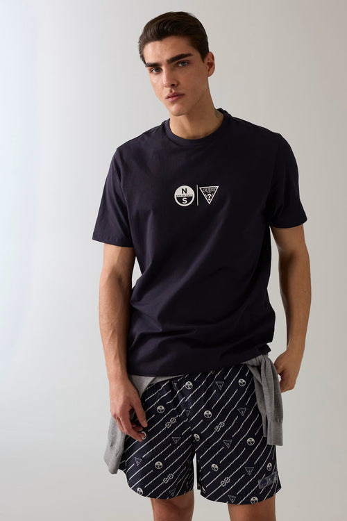 UESS x NORTH SAILS - Ss Printed Cn T-shi