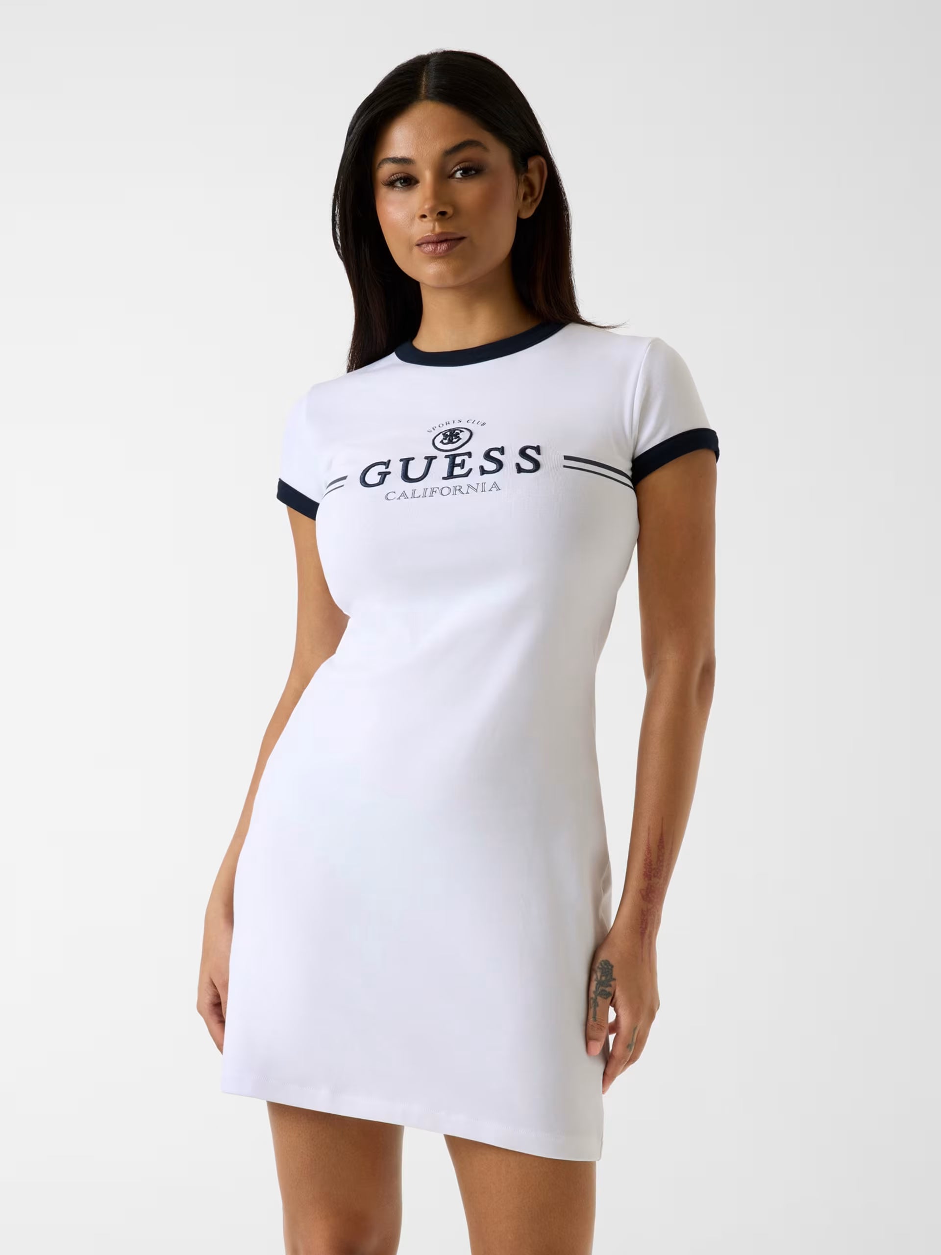 Mila Ss Short Dress Pure White