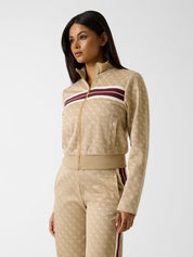 4g Jacquard Full Zip Sweatshir