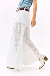 Escape Pant White Wave Lace