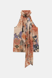 Sl Foulard Top Lotus Flower