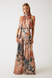 Sl Foulard Top Lotus Flower