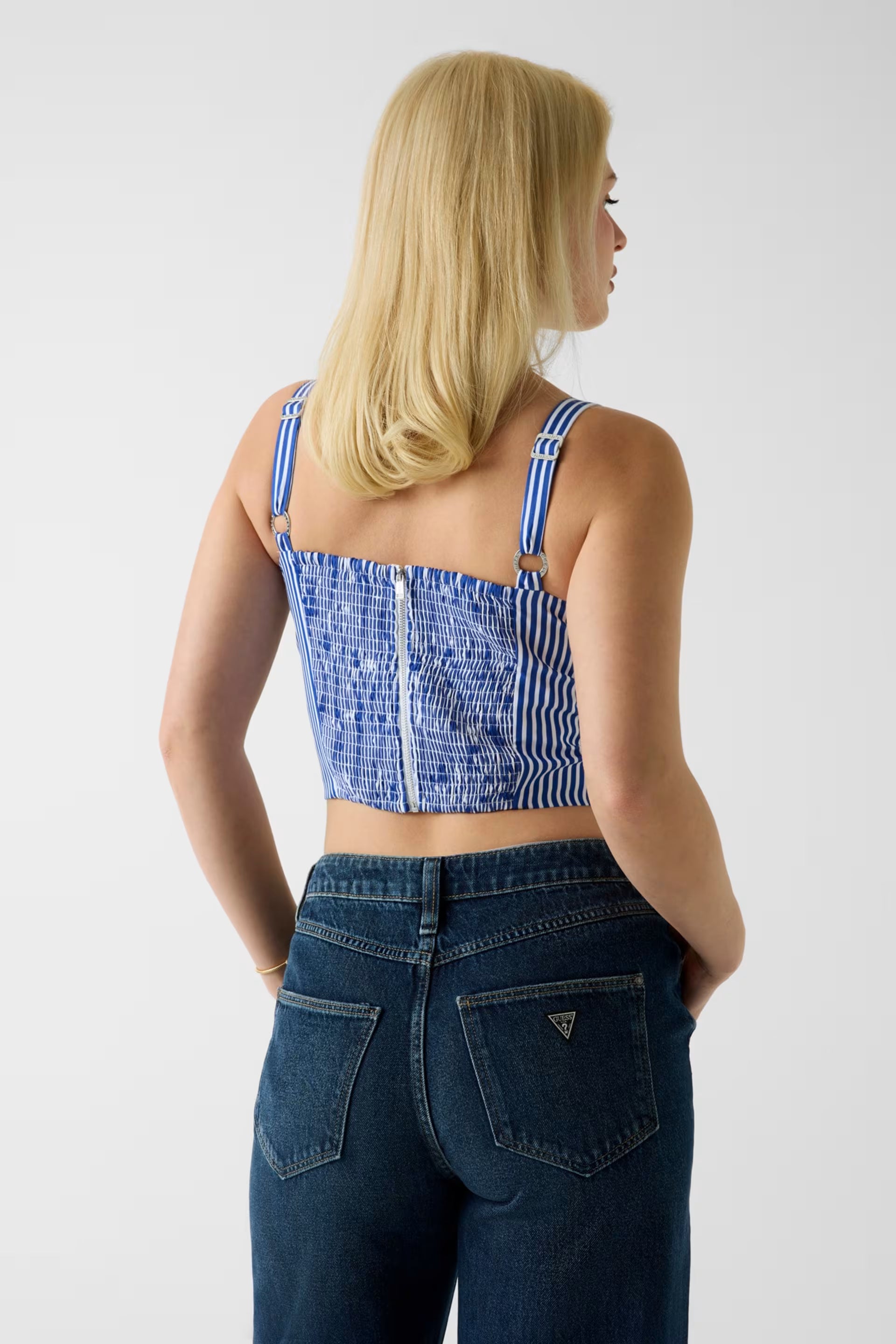 Ss Tecla Bustier Vertical Blue