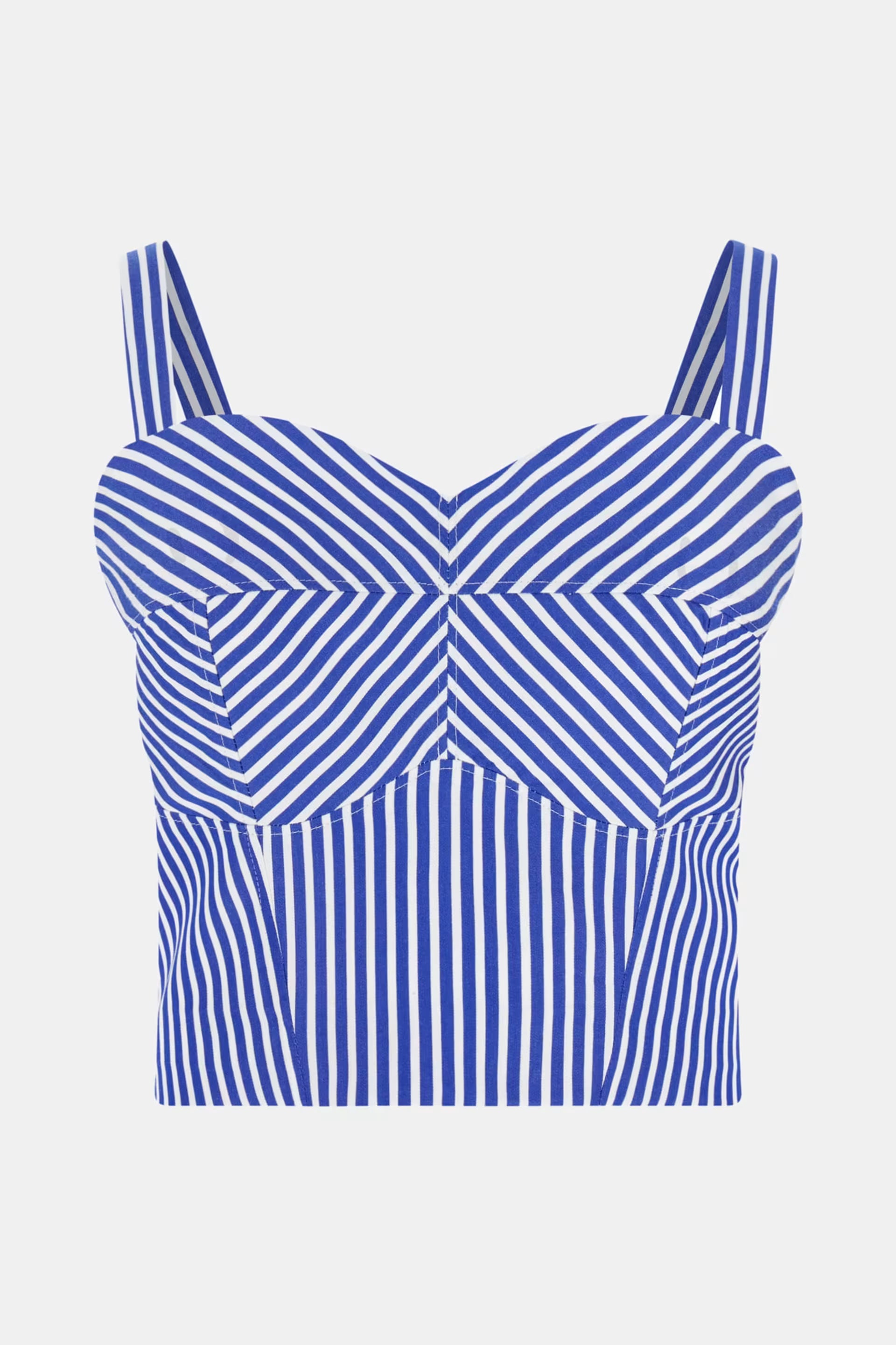 Ss Tecla Bustier Vertical Blue