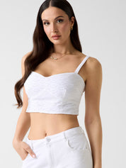Ss Sharon Eyelets Top Pure