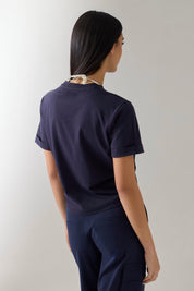 GUESS x NORTH SAIL Logo Tee Smart Blue