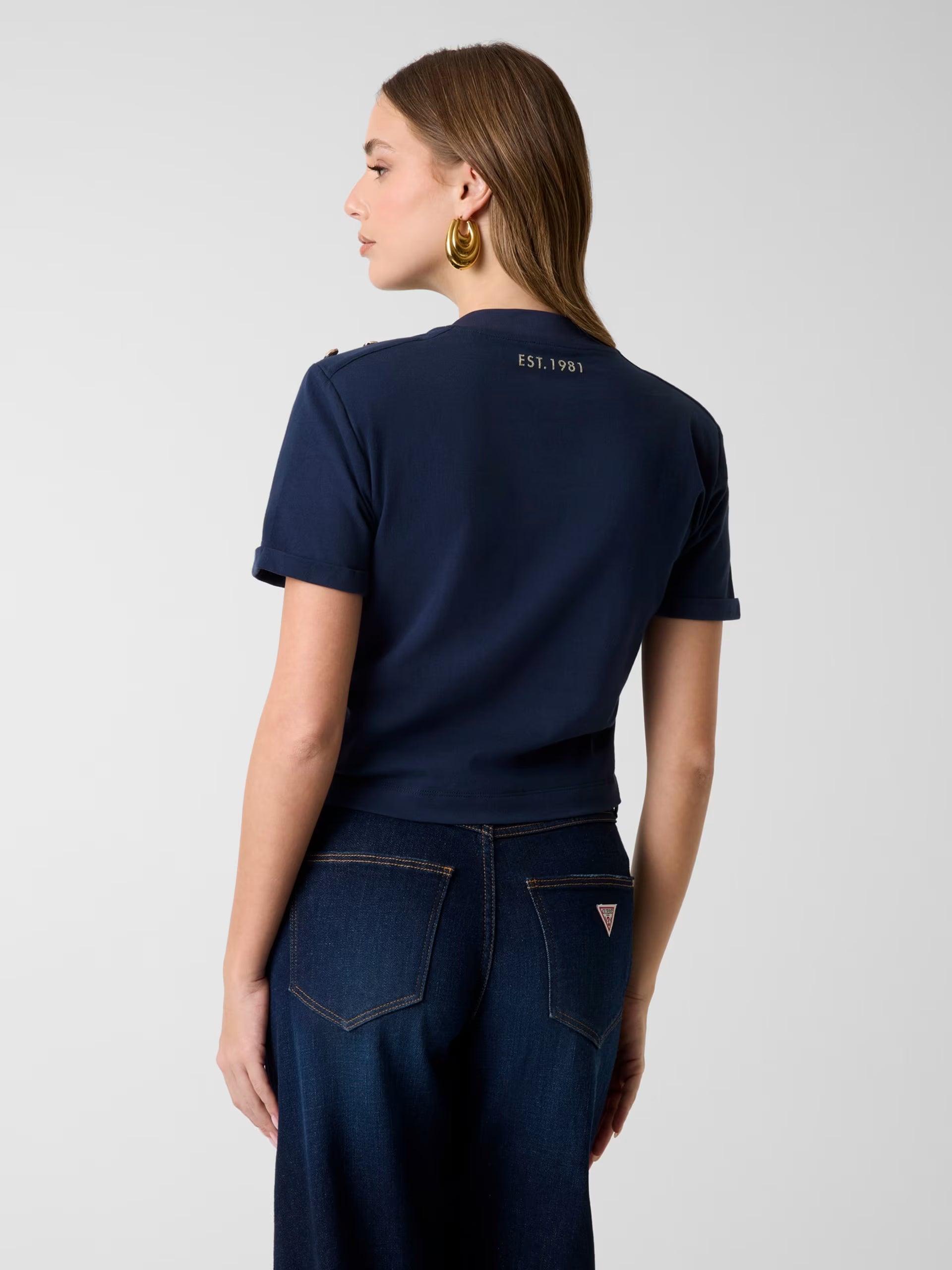 Ss Cn Marina Crop Tee