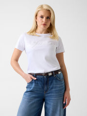Ss Cn 3d Guess Script Tee Pure