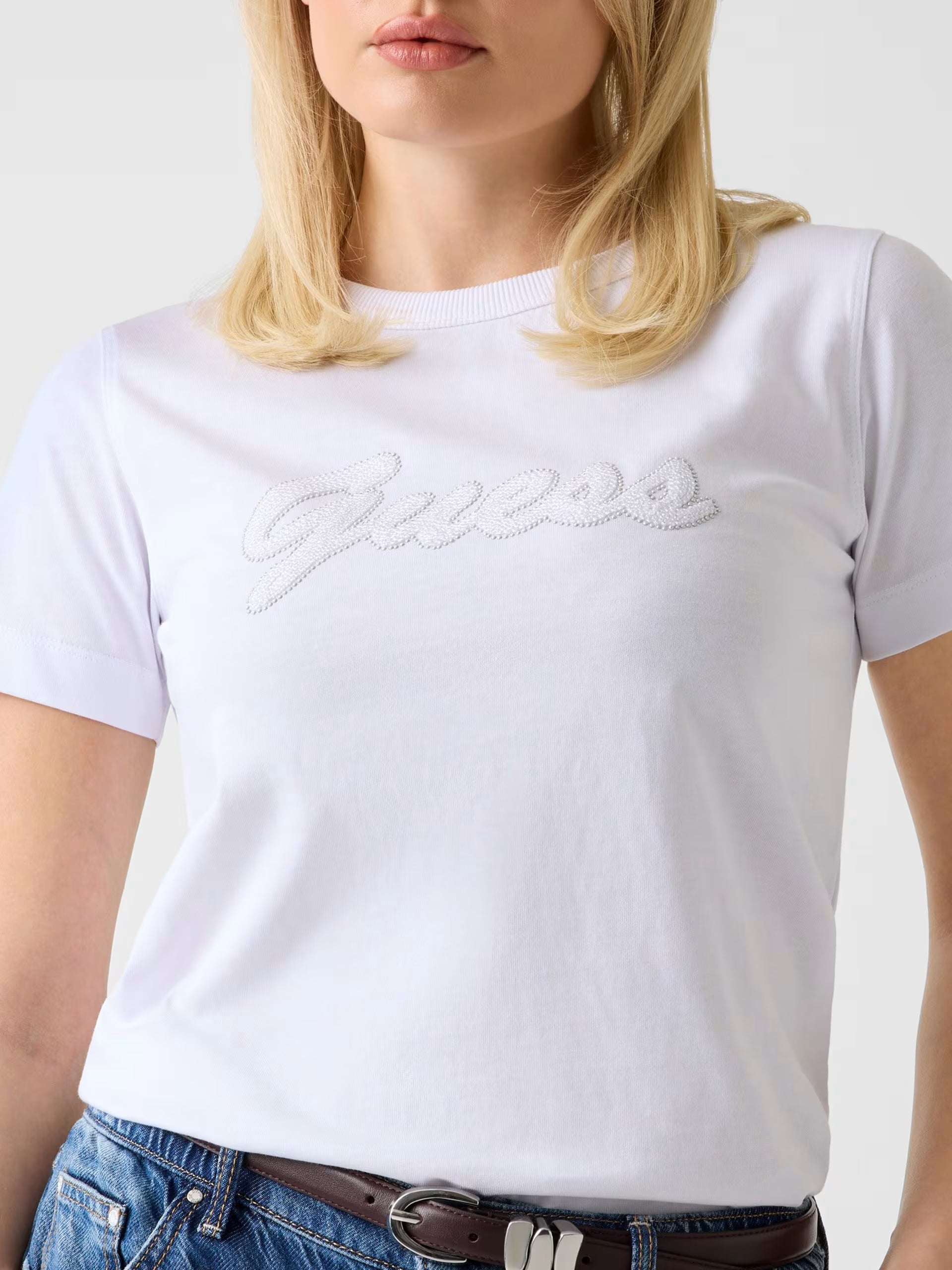 Ss Cn 3d Guess Script Tee Pure