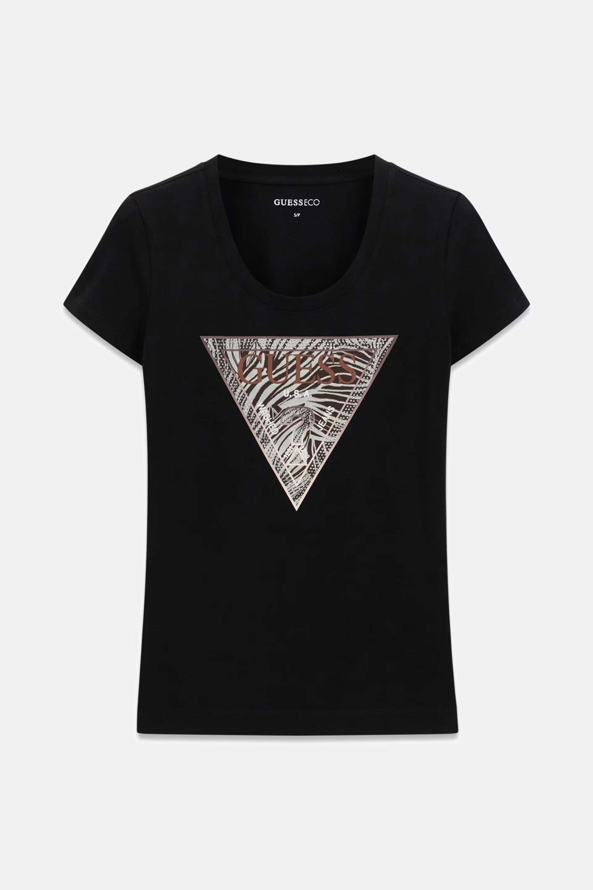 Ss Cn Zebra Triangle Tee Jet