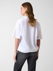 Ss Cn Maxi G Studs Tee Pure