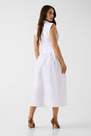 Sl Cherry Dress Pure White