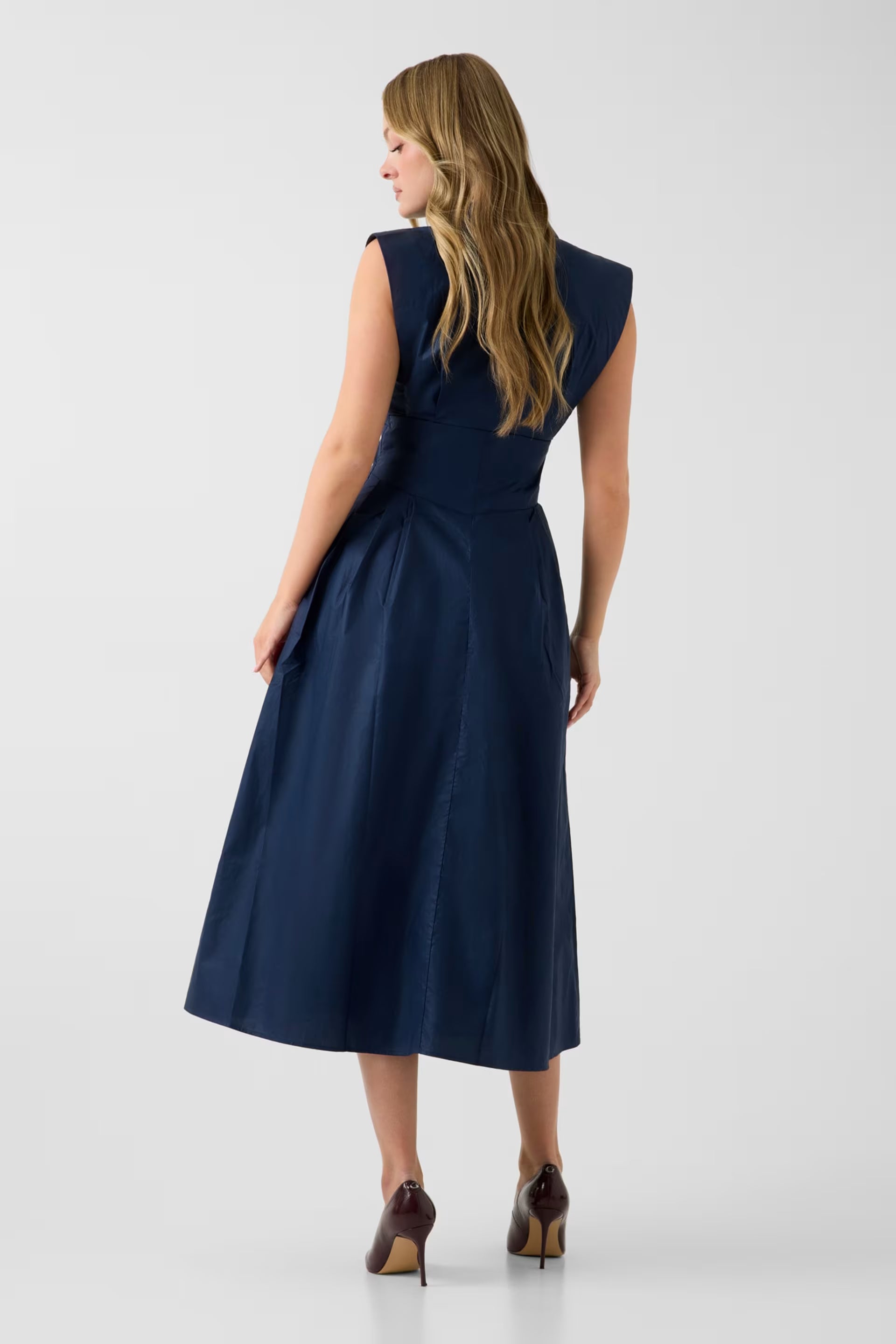 Sl Cherry Dress Blackened Blue