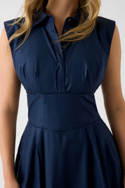 Sl Cherry Dress Blackened Blue