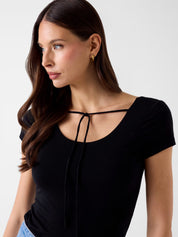 Ss Kimmie Top Jet Black A996